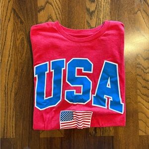 MAD Engine Red and Blue USA Tee